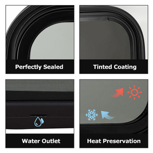 Homful Motorhome <span class=keywords><strong>Caravan</strong></span> cửa sổ trượt cửa sổ cắm trại RV cửa sổ cho Người cắm trại van - Product Image 4