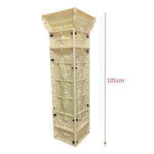 H:99cm W:18cm <span class=keywords><strong>poste</strong></span> <span class=keywords><strong>de</strong></span> esquina prefabricado plástico decorativo cuadrado balaustre <span class=keywords><strong>de</strong></span> hormigón molde <span class=keywords><strong>de</strong></span> esquina para la venta - Product Image 1