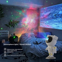 Lampe de Projection Ciel Étoilé Dynamique Astronaute avec Musique - Veilleuse Ambiance Chambre Décoration Plafond Chevet Faible Consommation Matériau ABS