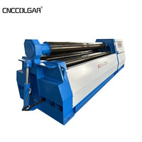 Machine à cintrer les tôles W12 8x3200 4 rouleaux, machine à rouler les tôles d'acier, rouleau à tôles automatique
