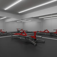 Machine à Rameuse T-Bar à Charge Libre pour Salle de Sport Commerciale – Équipement d'Entraînement du Dos, Musculation et Fitness