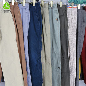 Fabbrica di seconda mano <span class=keywords><strong>abbigliamento</strong></span> Per chilo migliori pantaloni di cotone Per gli uomini Dubai vestiti usati in balle - Product Image 5