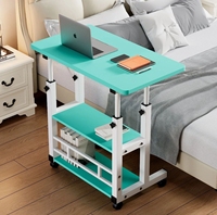 Bureau réglable en hauteur, table d'appoint pour dortoir, table d'écriture, table d'ordinateur, petite table mobile en MDF