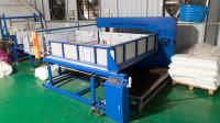 Machine de découpe rotative automatique verticale pour mousse et tampons à récurer, épaisseur réglable, découpe précise du cœur, haute efficacité