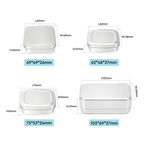 Estuche de Viaje de Aluminio para Jabón, Caja de Lata Desechable para Jabón, Dulces, Cosméticos, Alimentos, Chocolate, Joyería, Bocadillos, Relojes, con Logotipo Personalizado - Product Image 4