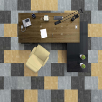 Dalles de moquette murale en nylon imprimées, durables et faites à la main, couleur crème élégante, pour bureaux, vendues au mètre carré