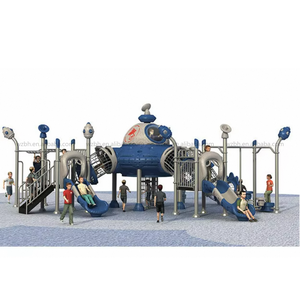 Space Series Equipo <span class=keywords><strong>de</strong></span> juegos al aire libre Nuevo diseño Tobogán <span class=keywords><strong>de</strong></span> plástico para niños para Parque Deportivo Jardín Instalaciones educativas - Product Image 1