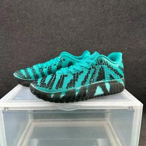 Zapatillas Deportivas <span class=keywords><strong>de</strong></span> Punto Texturizado Estilo Baloncesto <span class=keywords><strong>para</strong></span> <span class=keywords><strong>Hombre</strong></span>, <span class=keywords><strong>Zapatos</strong></span> Casuales Acolchados Blancos <span class=keywords><strong>para</strong></span> Moda Urbana - Product Image 2