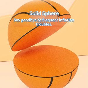 Basketball silencieux n° 7 balles éponge pour enfants de maternelle, sport d'intérieur, jouet parent-enfant, TPE/silicone, 22 cm, Onr - Product Image 3