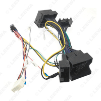 Faisceau de câblage audio 16pin avec boîtier Canbus et LVDS pour Audi Q5/A4L/A1 (11-15) Adaptateur de fil d'installation stéréo