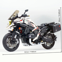 Guly 60548 2026 1:5 MOC Nouveau modèle de moto en ABS, jouets éducatifs DIY pour adolescents et adultes, cadeau d'anniversaire, ensembles de blocs de construction de 2489 pièces