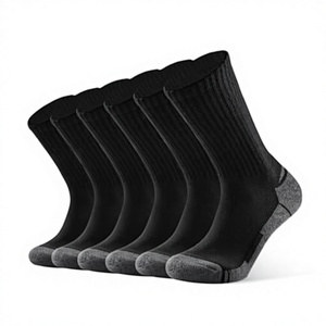Non-slip Wear-resistant Knitted Crew Sports <b>Socks</b> for <b>Men</b> Women Warm Merino Wool Hiking ODM Thickened Full Terry - Product Image 3