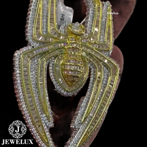 Meilleur Prix Jewelux Bijoux Hip Hop Personnalisés de Luxe en Argent 925 Plaqué Or Certifiés IGI, Pièce Maîtresse pour Anniversaire - Product Image 6