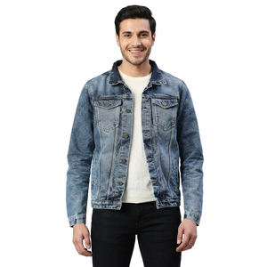 Best Selling Low Price <b>Men</b> <b>Denim</b> <b>Jackets</b> For Sale Casual Wear Wholesale High Quality <b>Men's</b> Cotton Jeans <b>Jacket</b> OEM Service - Product Image 1