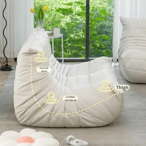 ผ้าหนังกลับเนื้อละเอียดพิเศษ MYUZ รุ่นใหม่ ปี 2025 สำหรับชุดโซฟา Caterpillar Lazy แบบสองที่นั่งและสามที่นั่ง ขนาด 1.5 ม. สำหรับห้องนั่งเล่น มุมห้องขนาด 1.8 ม. ลายอุ้งเท้าแมว - Product Image 2