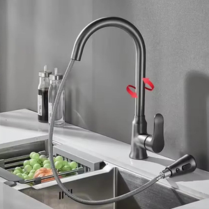 Смеситель кухонный с выдвижным распылителем - Product Image 3