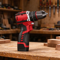 Perceuse-visseuse sans fil 16,8 V à moteur sans balais et mandrin sans clé, 2 vitesses, outil électrique très vendu pour la réparation domestique et les travaux de bricolage