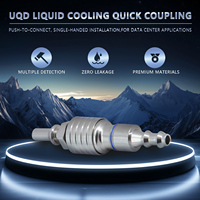 Raccord de coupure rapide UQD2 en acier inoxydable, système de refroidissement liquide CDU pour serveurs de centre de données