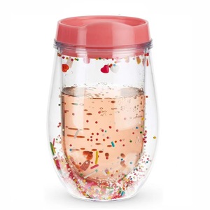 Vaso PS con forma <span class=keywords><strong>de</strong></span> huevo en U <span class=keywords><strong>de</strong></span> 12 oz, <span class=keywords><strong>de</strong></span> doble capa, a prueba <span class=keywords><strong>de</strong></span> fugas, creativo, <span class=keywords><strong>de</strong></span> gran capacidad, para venta directa transfronteriza <span class=keywords><strong>de</strong></span> fabricante - Product Image 2