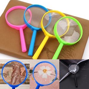 Kaca Pembesar Genggam Mini 3X, Alat Pembesar Membaca Lensa Kaca Pembesar Portabel Pemeriksaan Anak-anak untuk Membaca <span class=keywords><strong>60Mm</strong></span> - Product Image 2