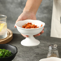 Ensemble de bols hauts en porcelaine fine de style américain pour usage domestique et en restaurant - Pour sauces, assaisonnements, dim sum, fruits secs, snacks et événements cérémoniels