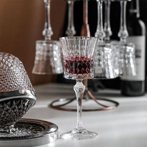 Copas de Vino Tinto Transparentes de Cristal con Tallo, Estilo Clásico, Elegantes - Product Image 1