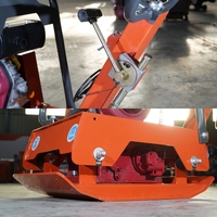Compacteur de sol vibrant réversible à essence, robuste, avec logo personnalisé, directement de l'usine, pour fondations de maison