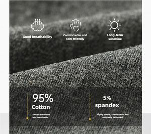 306 मुक्त नमूना कस्टम लोगो छोटे मूक कम्बेड वाले पुरुषों के लिए कपास के लुभावनी खेल बॉक्सर - Product Image 6