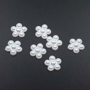 Perla girasol con cuentas arco amor cinco estrellas Rosa accesorios para el cabello DIY materiales hechos a mano - Product Image 2