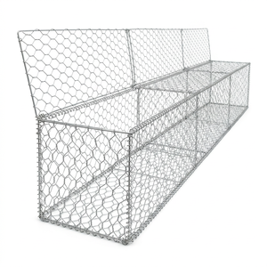 ISO CE Gabion Box Welded Hot Dip Galvanized Iron Wire Mesh Basket <strong>Square</strong> Gabion <strong>Cage</strong> 2.0-4.0mm Wire Diameter - Product Image 2