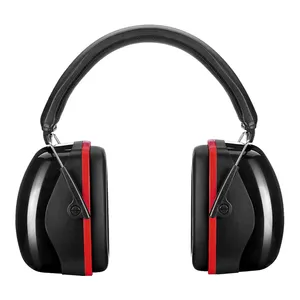 Safety earmuff defense device portable adjustable size earphones