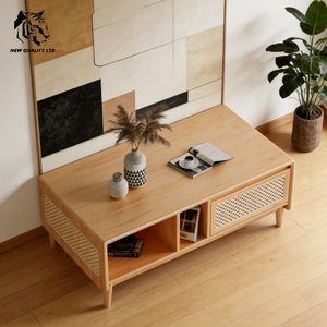 Fabricante chino, buen precio, personalizable, gran stock listo para enviar, mesa de café, nuevo diseño, muebles de sala de estar, mesa de centro de madera - Product Image 5