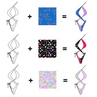 Maillots de bain personnalisés, bikini sexy, vêtements de plage pour femmes et filles, maillot de bain tendance