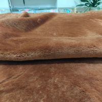 Tapis en fourrure de mouton véritable naturel Tapis en cuir de mouton véritable pour vêtement chaussures sac à main