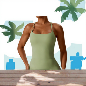 Chaleco de Yoga Personalizado, Transpirable y Suave, de Color Sólido, con Espacio para Logotipo Frontal - Product Image 2