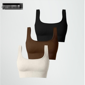 Soutien-gorge de yoga pour femmes, gilet de course, sous-vêtements d'entraînement rembourrés, vêtements de sport pour femmes, soutiens-gorge de fitness push up - Product Image 2