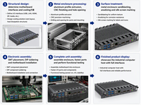 Mini PC OPS en aluminium sans ventilateur, processeur Intel de 12e et 13e génération (i7/i5 12700H), 8 Go de RAM, SSD 256 Go, affichage 4K sur quatre écrans, système Windows