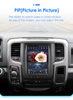 CARUPEZ Stereo Mobil Android 9.7 inci GPS untuk Dodge Ram 1500/2500/3500 2013-2018 Model Vertikal Tesla 8 Core 7862S GPS DSP