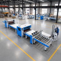 Machine de travail du bois CNC pour le laminage de panneaux en MDF avec effet brillant en PP Soft Touch PET et collage PUR