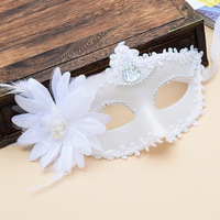 Halloween Plume Masque Balle Enfants Adulte Femme Moitié/Visage Complet Renard Fête En Gros