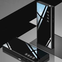 Batterie externe 20000 mAh à affichage numérique miroir en verre avec chargeur rapide et lampe torche LED – Offre spéciale usine