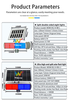 Luz de Advertencia Intermitente Roja y Azul LED con Energía Solar, Baliza Estroboscópica Inalámbrica, Señal de Seguridad y Disuasión para Propiedades Privadas