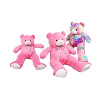 Vente en gros d'adorables grands ours en peluche, jouet en peluche personnalisé extra large et doux avec rembourrage en coton PP, poupée ours en peluche