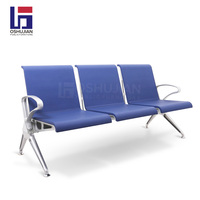 Tianfshan — chaise à trois places, en aluminium, pour station de train, hôpital, hôpital, entrepôt, banc