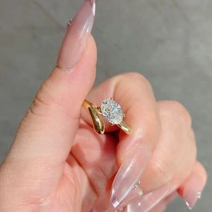 Xinfly 18k Gold Lab-Grown Diamond Wedding Ring Eco-Friendly Luxury Jewelry Special Design for Women with Report for Parties - Product Image 4