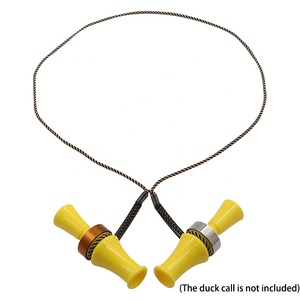 Cordón de nailon para llamador de patos con doble presilla y resorte antideslizante de acero inoxidable - Product Image 3