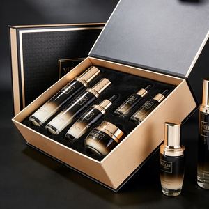 Kraft Paper Drawer <b>Box</b> Caixa De Papel Magnetic Gift <b>Box</b> Cajas De Embalaje for Skincare Set and Cosmetic <b>Collection</b> - Product Image 1