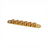 Electric Guitar Zinc Alloy Bridge Through String Thru Nut and Bushing