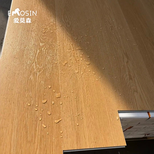 Suelo Vinílico SPC <span class=keywords><strong>de</strong></span> Alta Calidad, Homogéneo, con Acabado Brillante, <span class=keywords><strong>para</strong></span> Hospitales y Decoración del Hogar, Diseño Espiga Gris, Sistema <span class=keywords><strong>de</strong></span> Click - Product Image 2