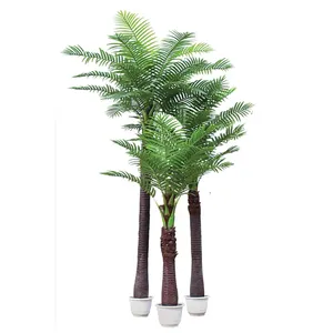 Linwoo Latest Artificial Tree Cheap Hawaii Artificial Coconut Palm Tree Plants For Outdoor Shopping Mall